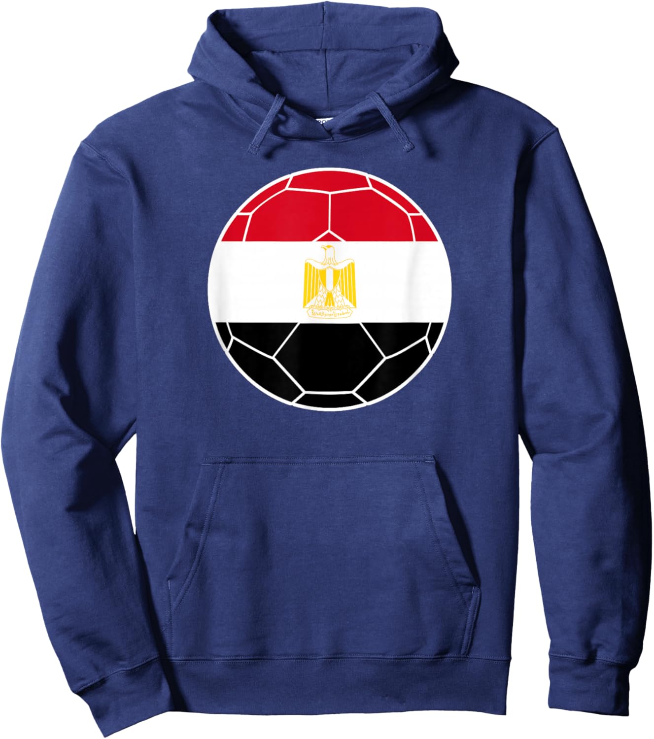 Egypt Flag Soccer Egypt Soccer Hoodie - Hoodie | Navy