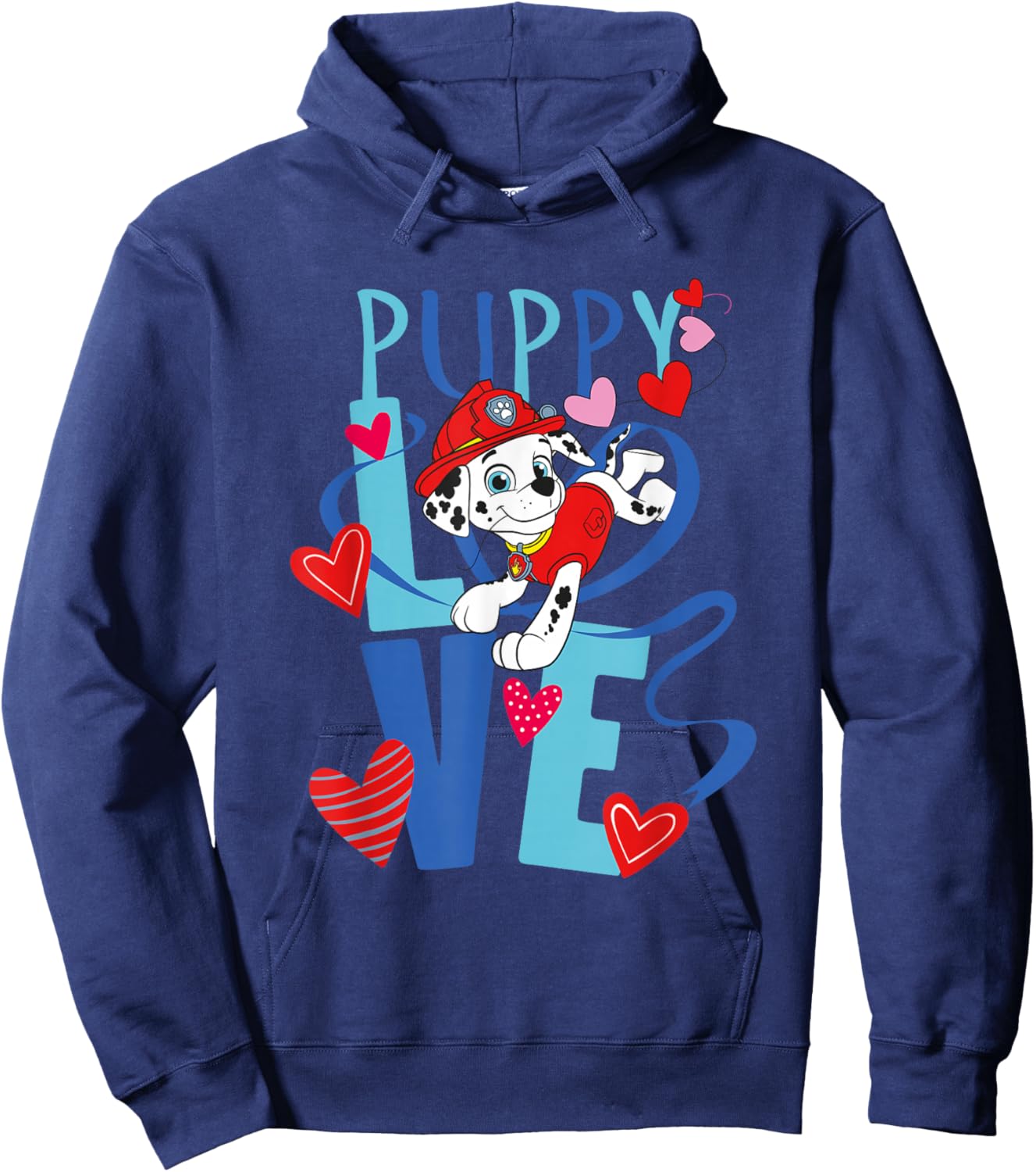 Paw Patrol Valentine's Day Puppy Love Hoodie - Hoodie | Navy