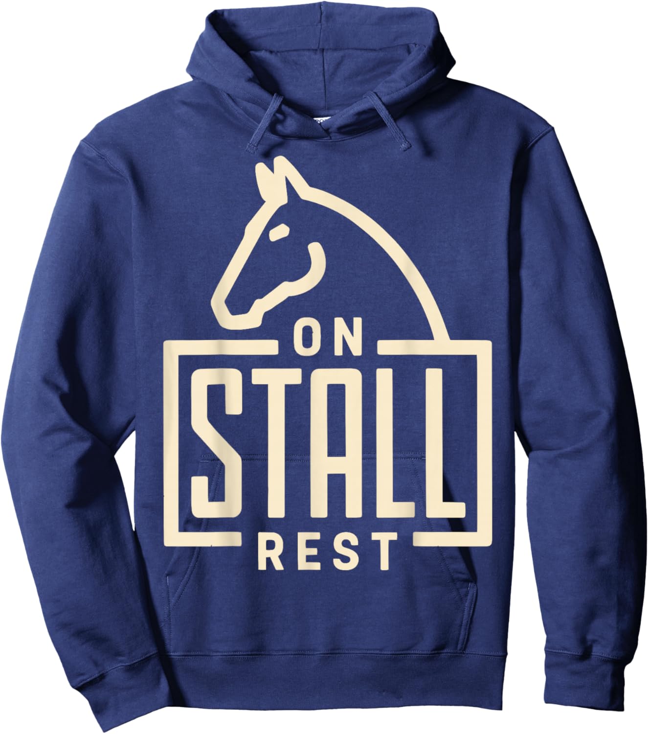 On Stall Rest Hoodie - Hoodie | Navy