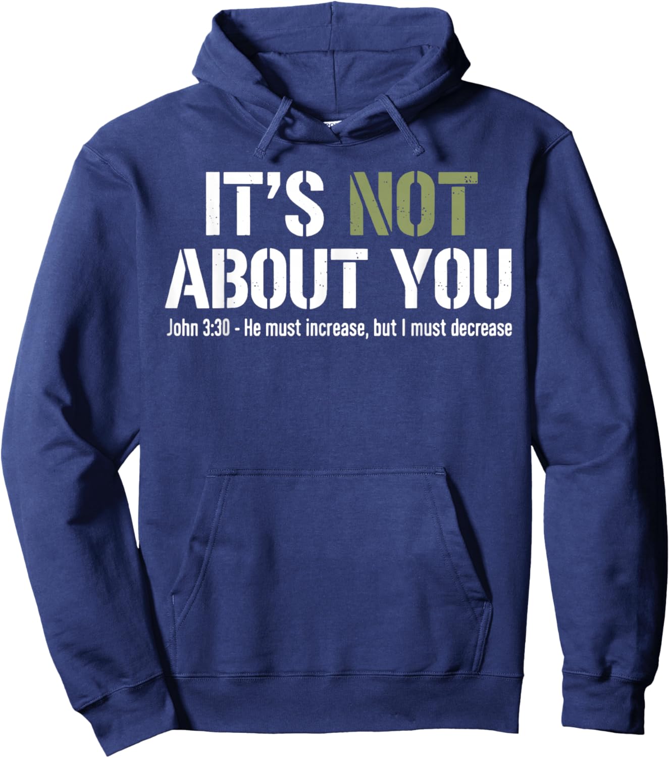 It's Not About You Hoodie - Hoodie | Navy