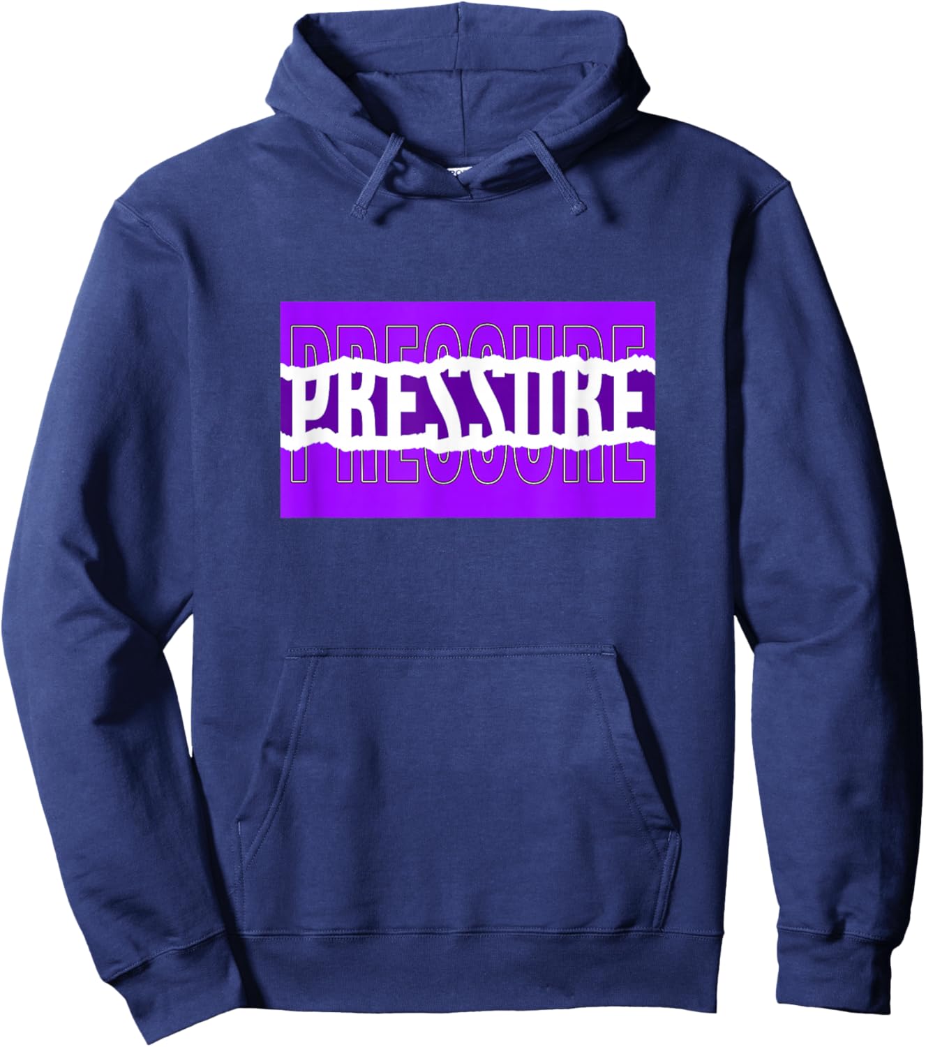 Purple Color Pressure v2 Purple Graphic Hoodie - Hoodie | Navy