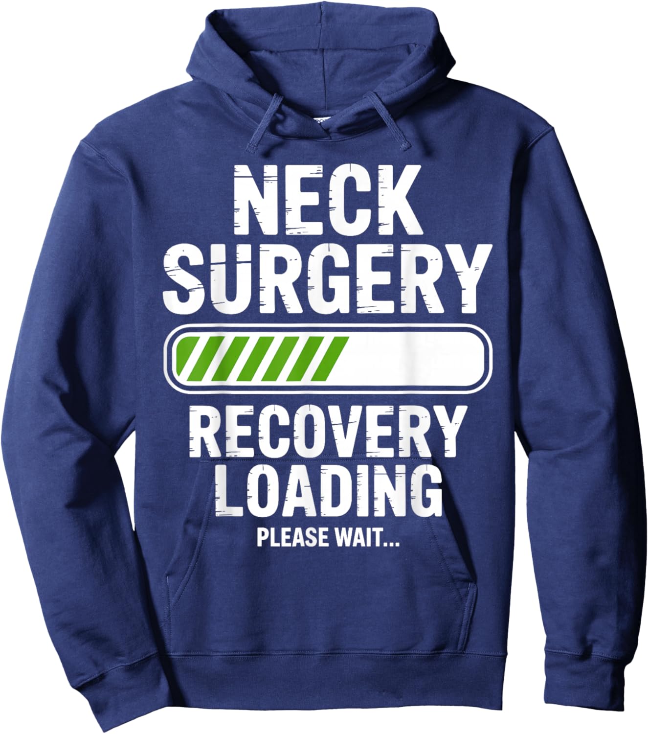 Neck Surgery Art Women Neck Injury Neck Surgery Hoodie - Hoodie | Navy