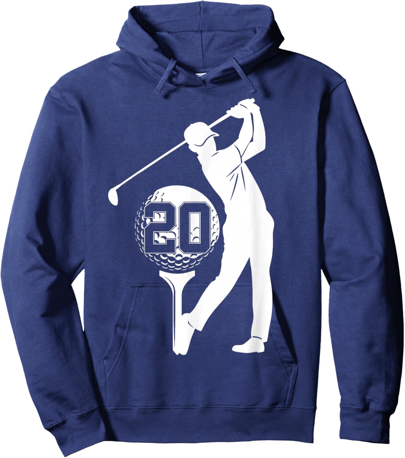 20 Years Golf 20TH Birthday Hoodie - Hoodie | Navy