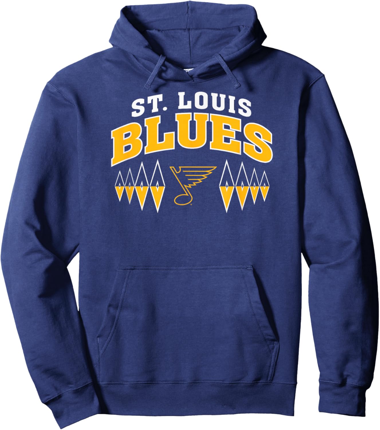 St. Louis Blues Split Royal Officially Licensed Hoodie - Hoodie | Navy