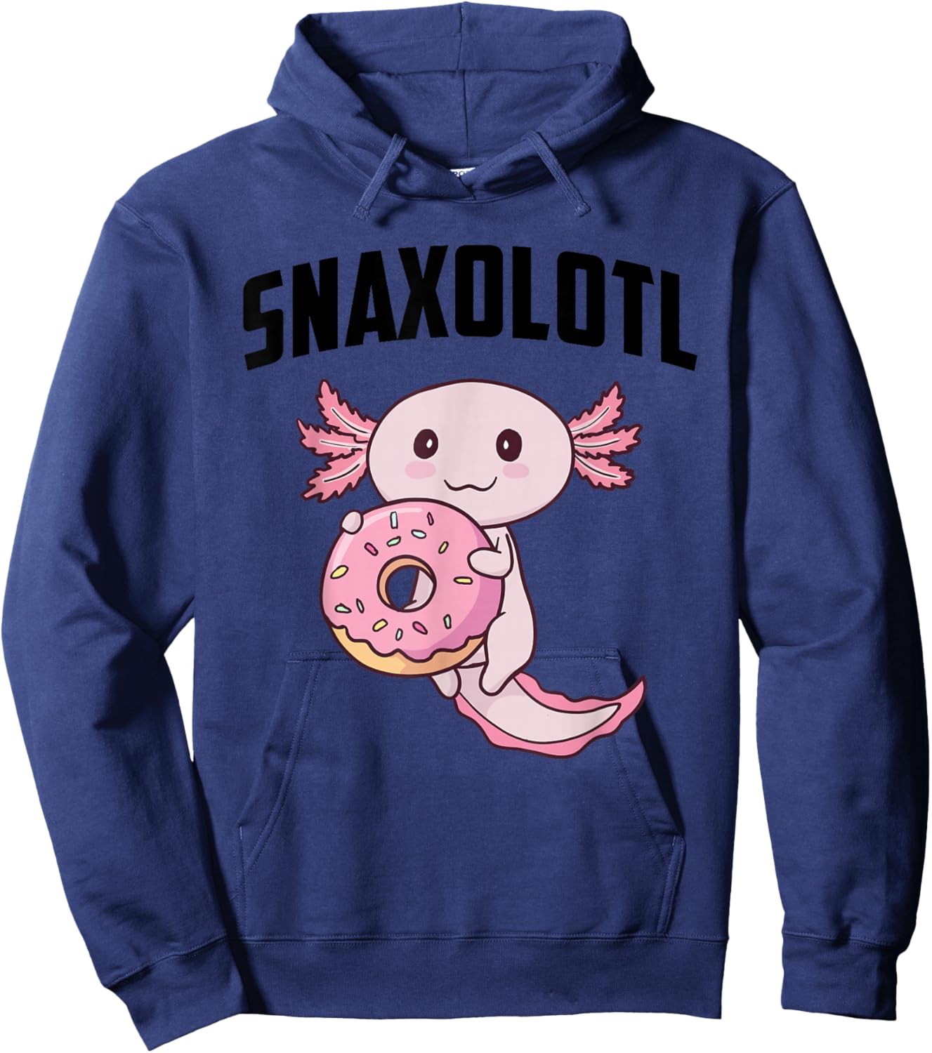 Axolotl Snaxolotl Hoodie - Hoodie | Navy