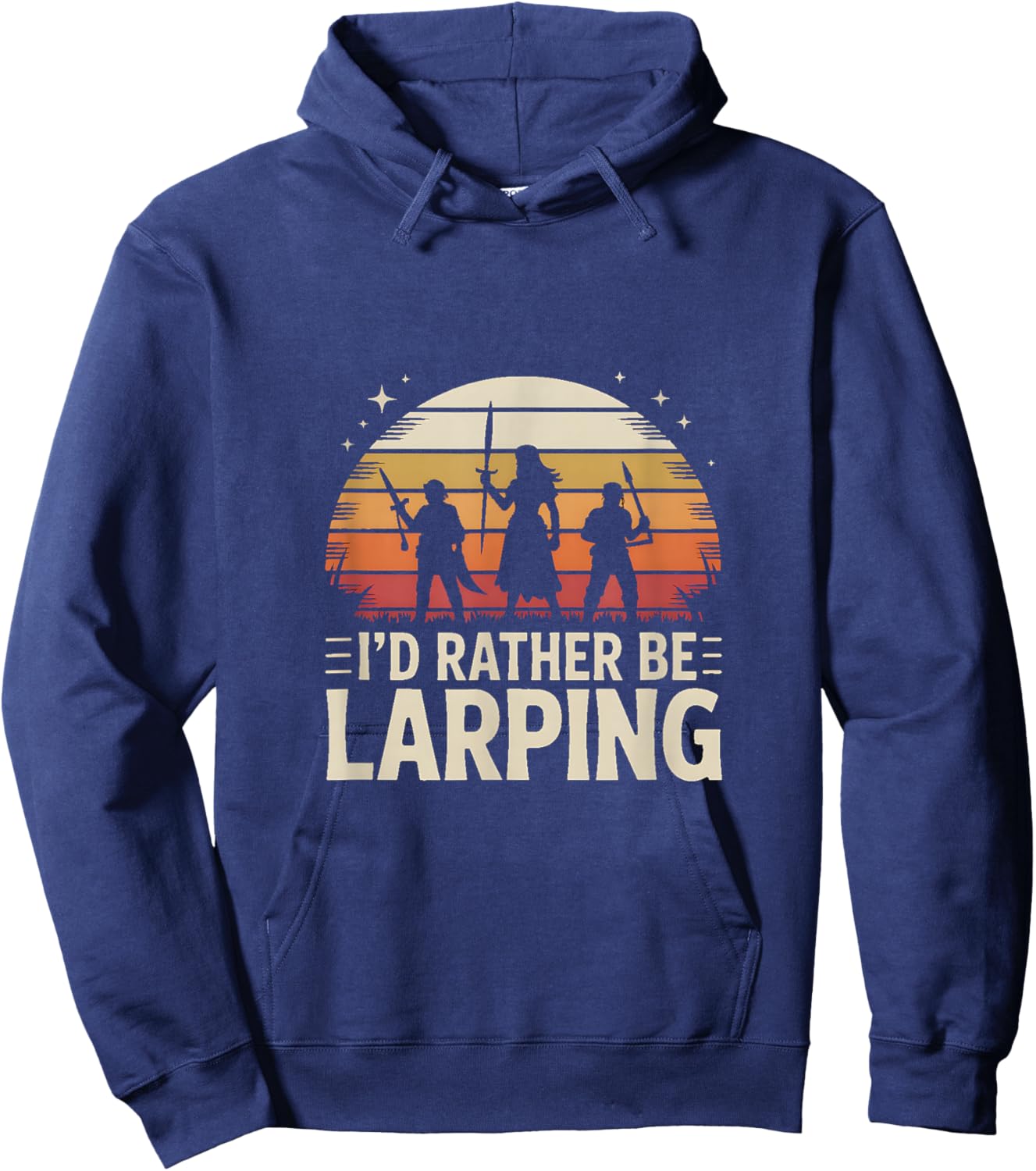 I'd Rather Be Larping Fantasy Enthusiast Hoodie - Hoodie | Navy