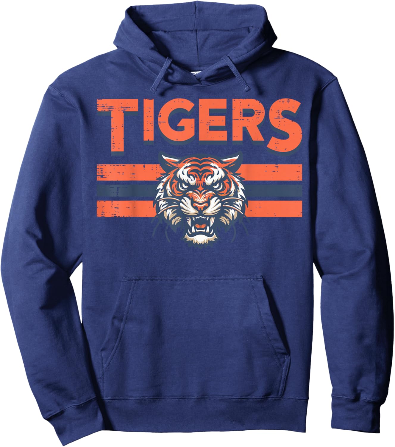 Tiger Women Kids Boys Men Girls Youth Teen Hoodie - Hoodie | Navy