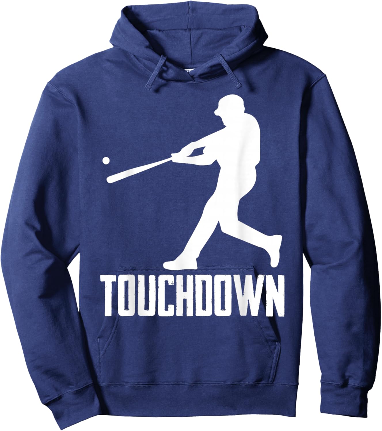 Baseball Touchdown ! Humor Sports Hoodie - Hoodie | Navy