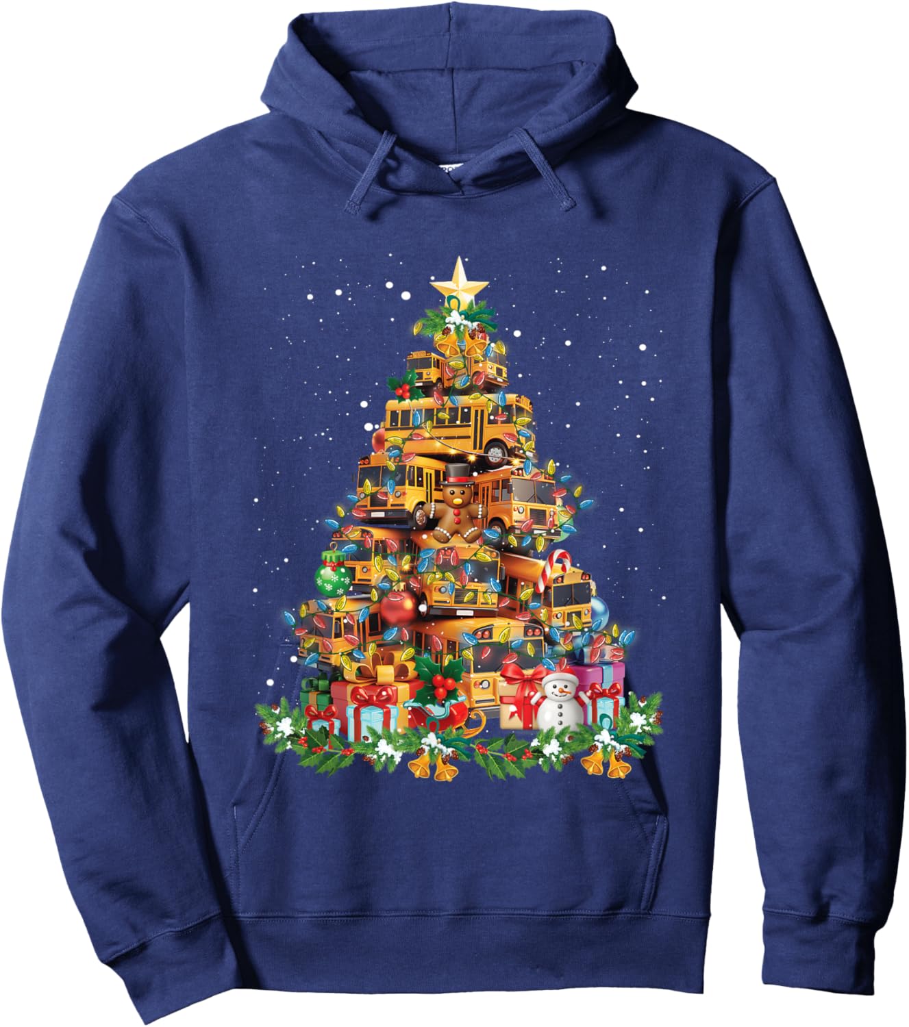 Xmas Pajamas Hoodie - Hoodie | Navy