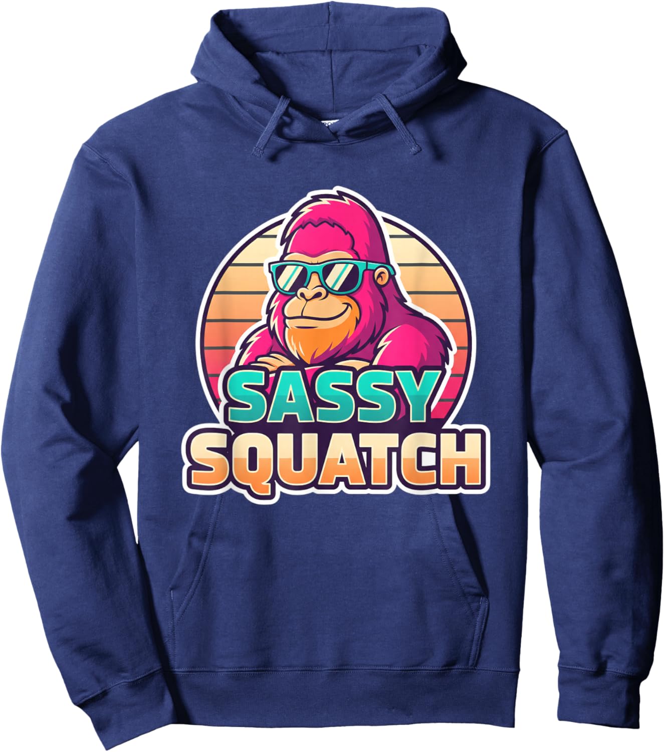 Sassy Squatch Hoodie - Hoodie | Navy