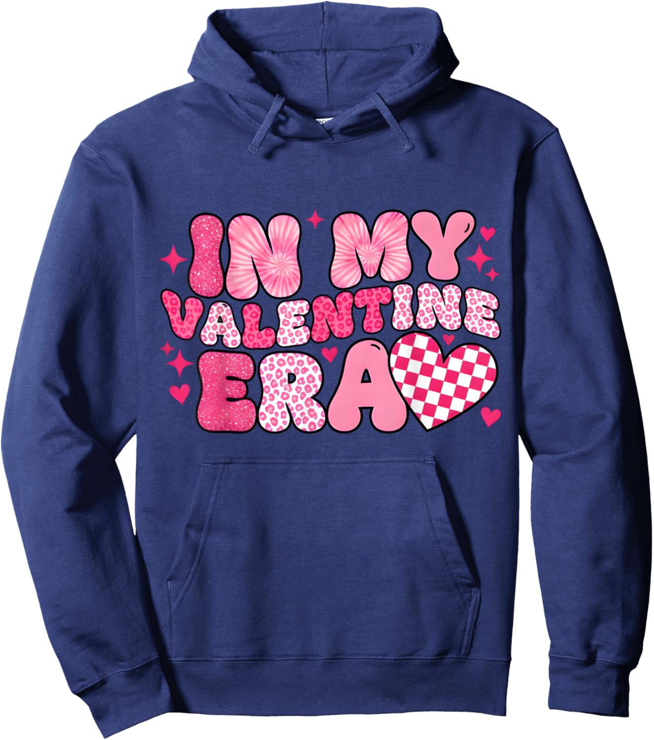 in My Valentine Era Hoodie - Hoodie | Navy