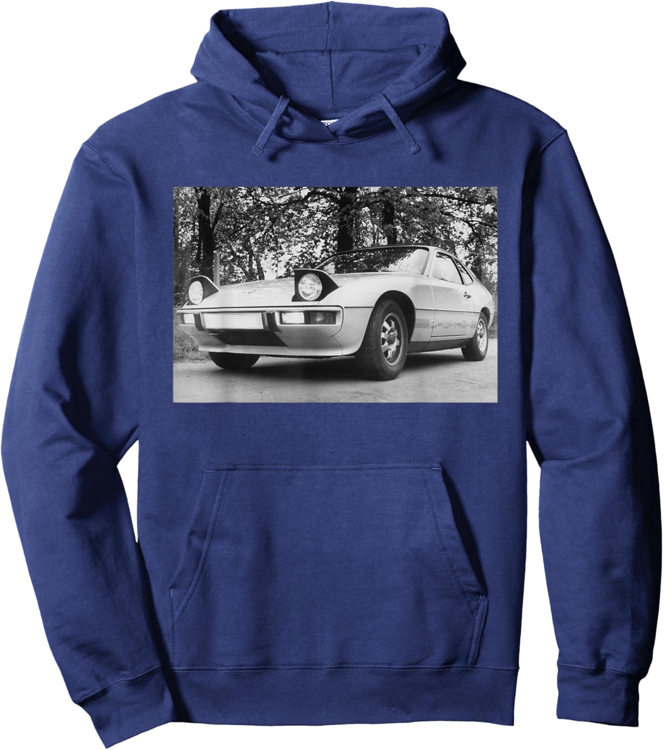 Porsche 924 Sports Car 1977 Hoodie - Hoodie | Navy