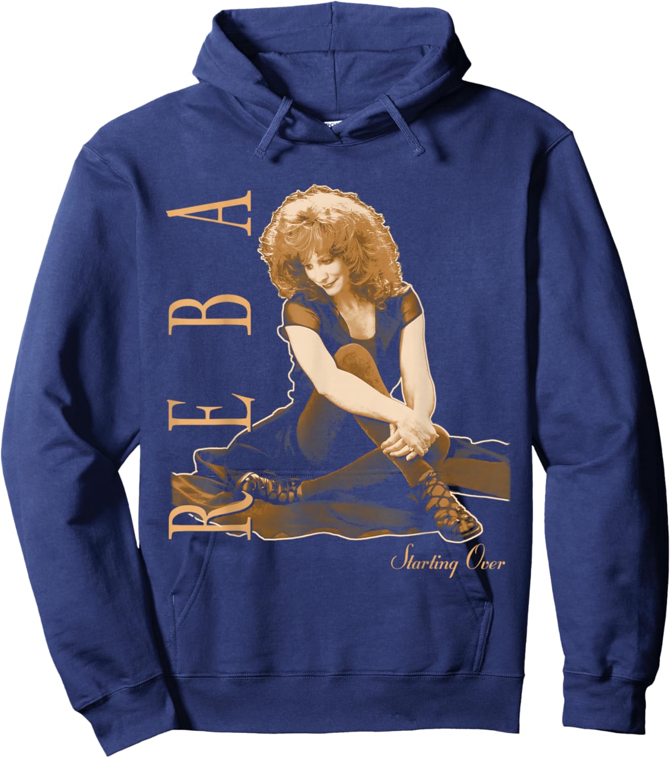 Official Reba McEntire Starting Over Hoodie - Hoodie | Navy