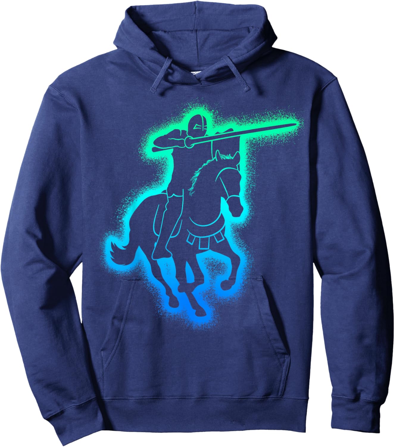 Jousting Knight Joust Men Kids Boys Medieval Hoodie - Hoodie | Navy