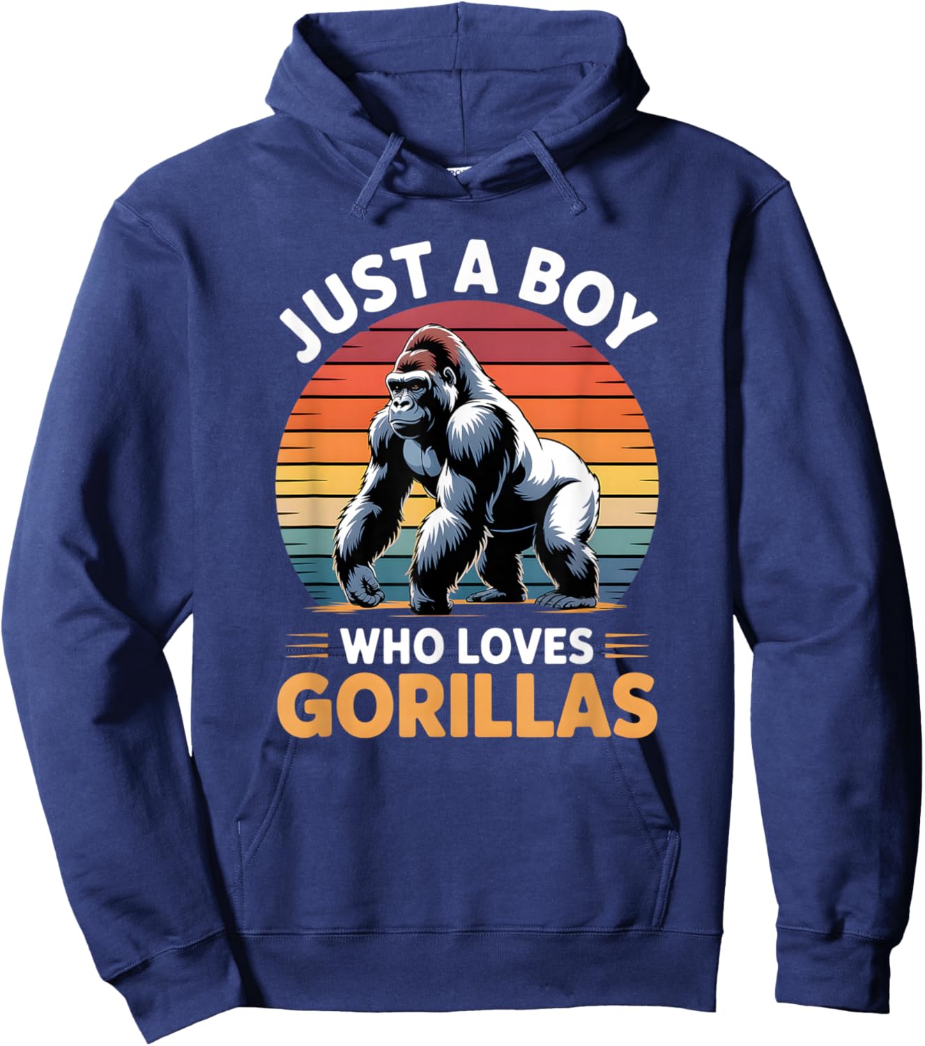 Boys Gorilla Hoodie - Hoodie | Navy