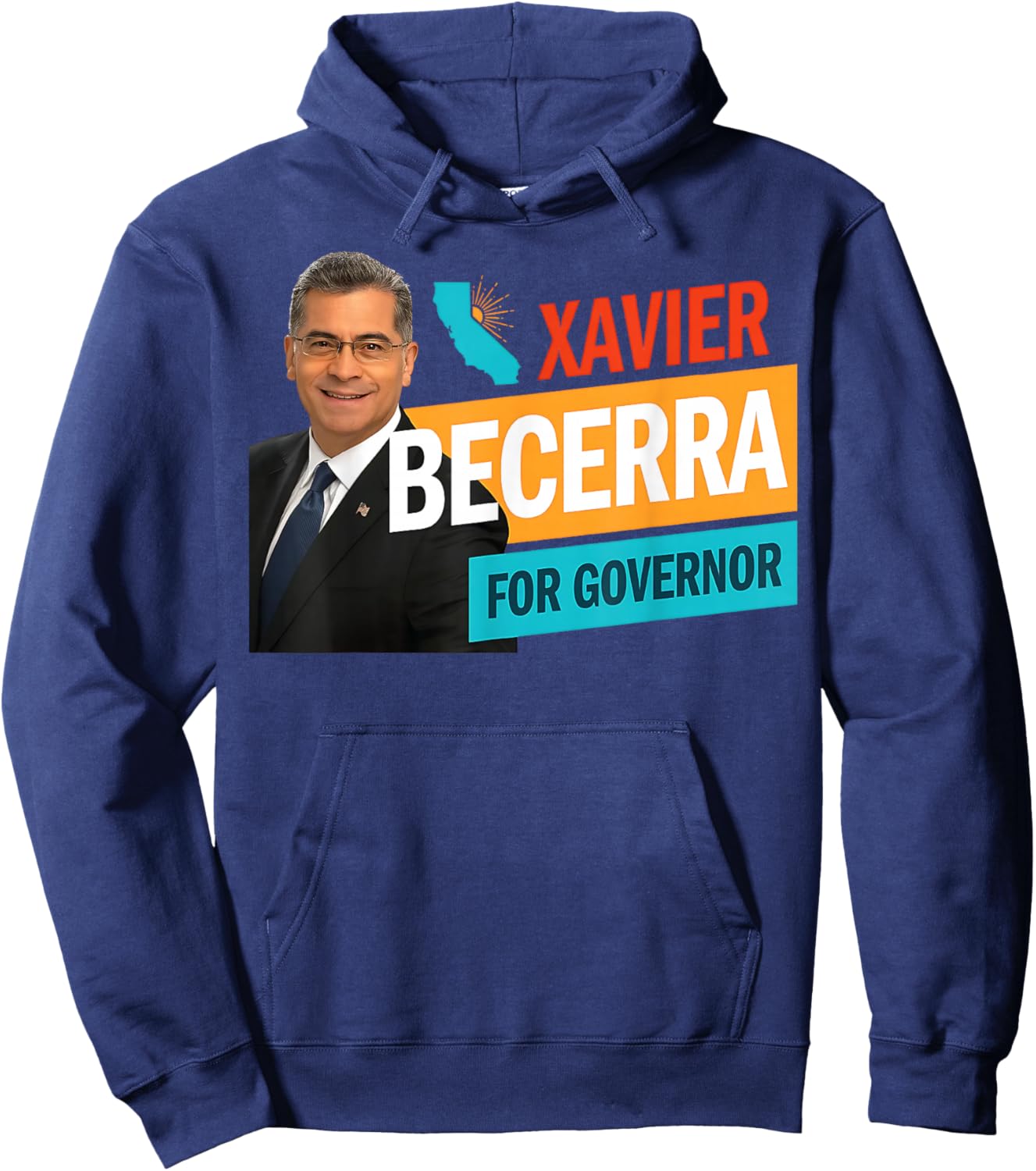 Xavier Becerra for California Governor 2026 Hoodie - Hoodie | Navy