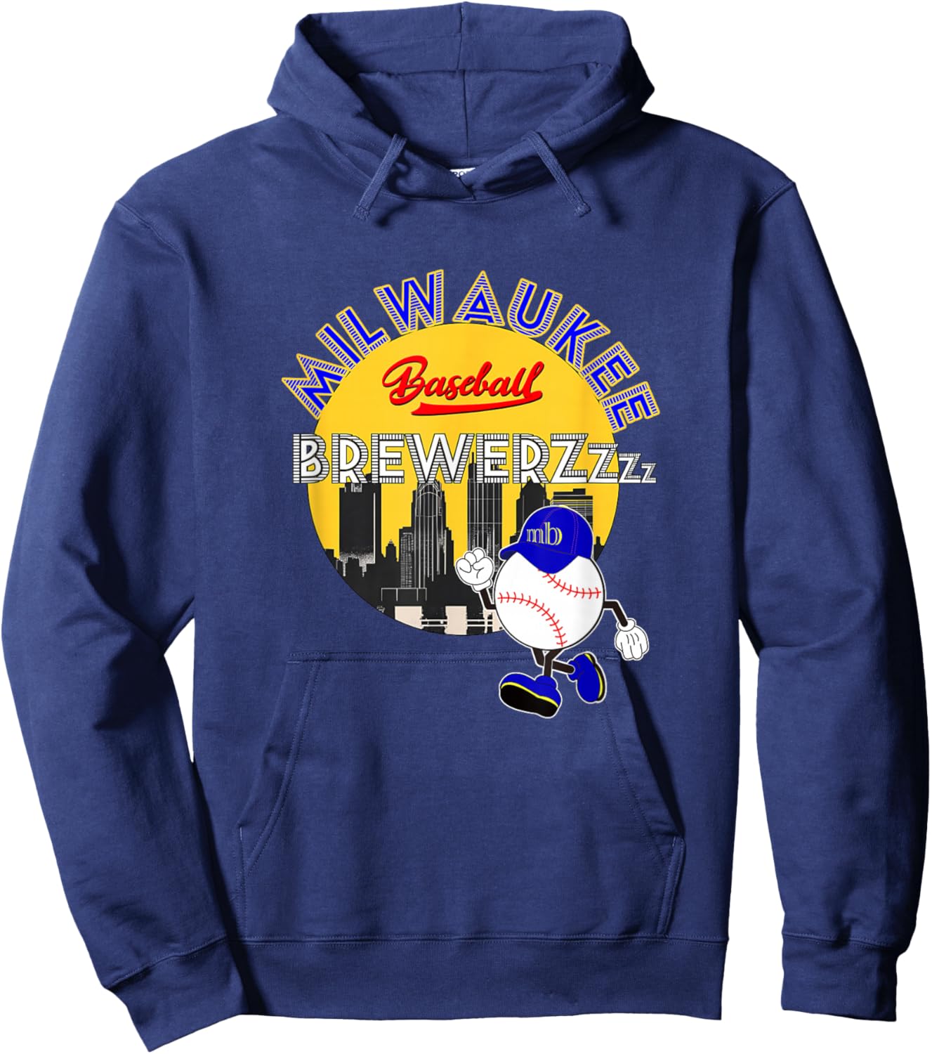 Brew Crew_Sausage Race_003 Hoodie - Hoodie | Navy