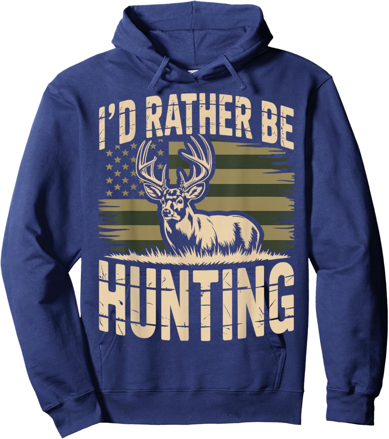 I'd Rather Be Hunting Hoodie - Hoodie | Navy