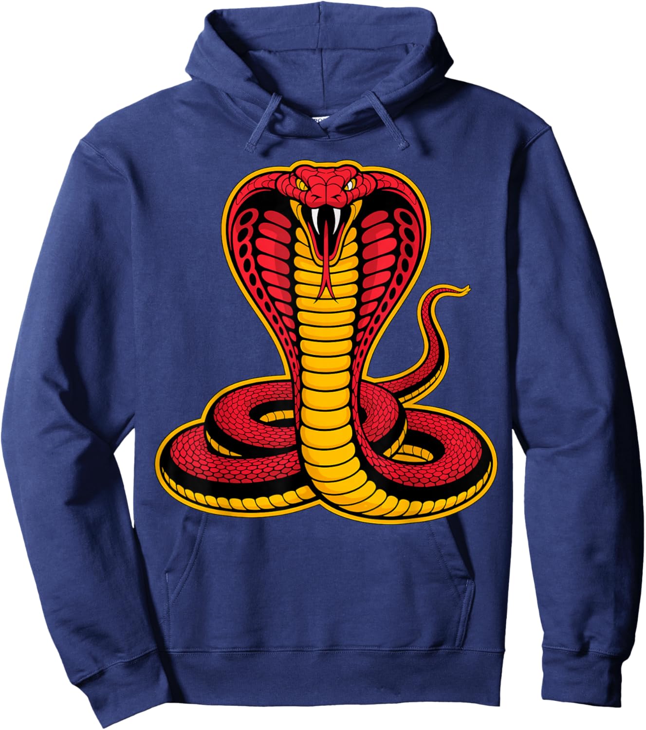 Red Cobra Snake Hoodie - Hoodie | Navy