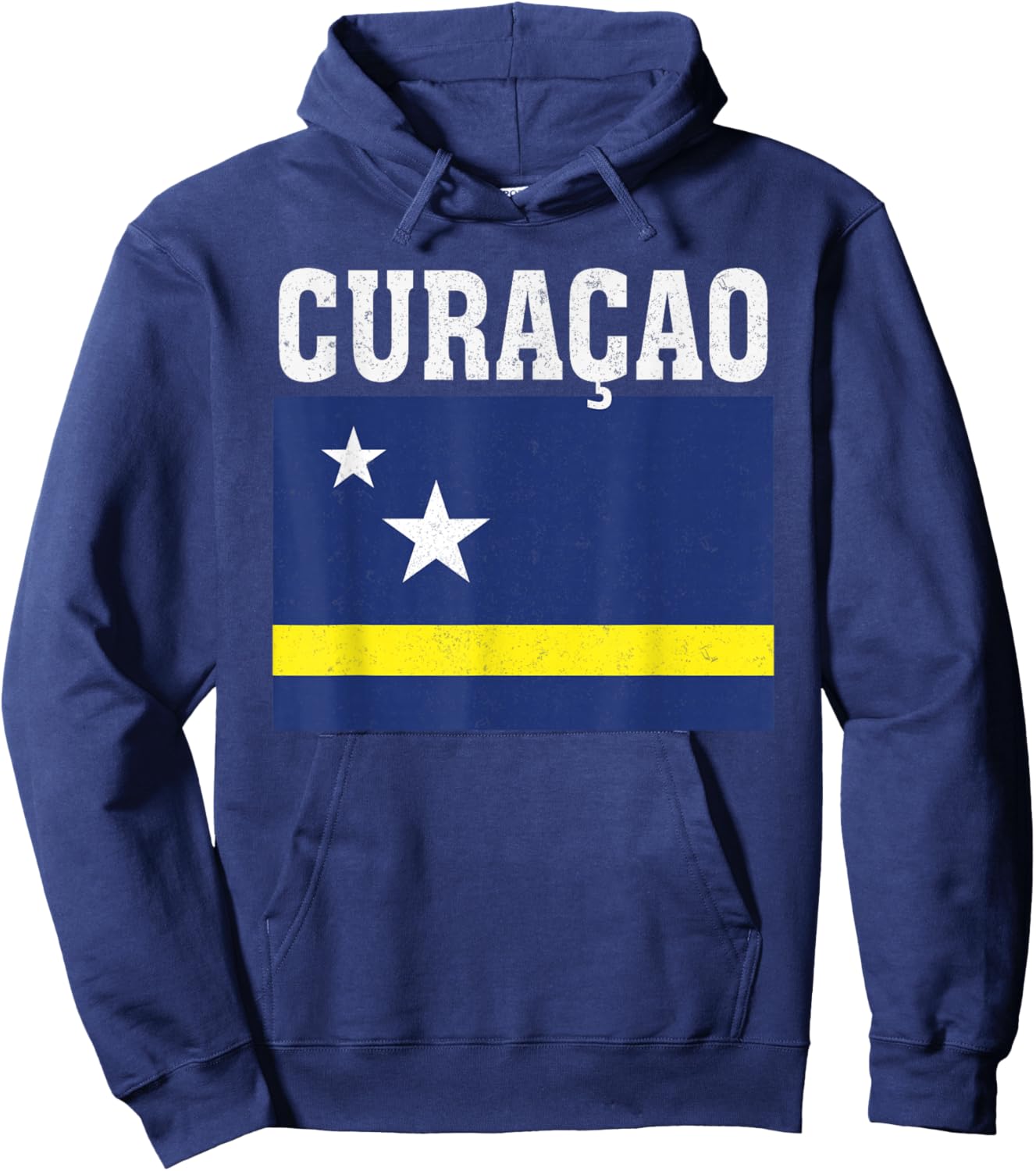 Curacao Flag Patriotic National Roots Souvenir Hoodie - Hoodie | Navy