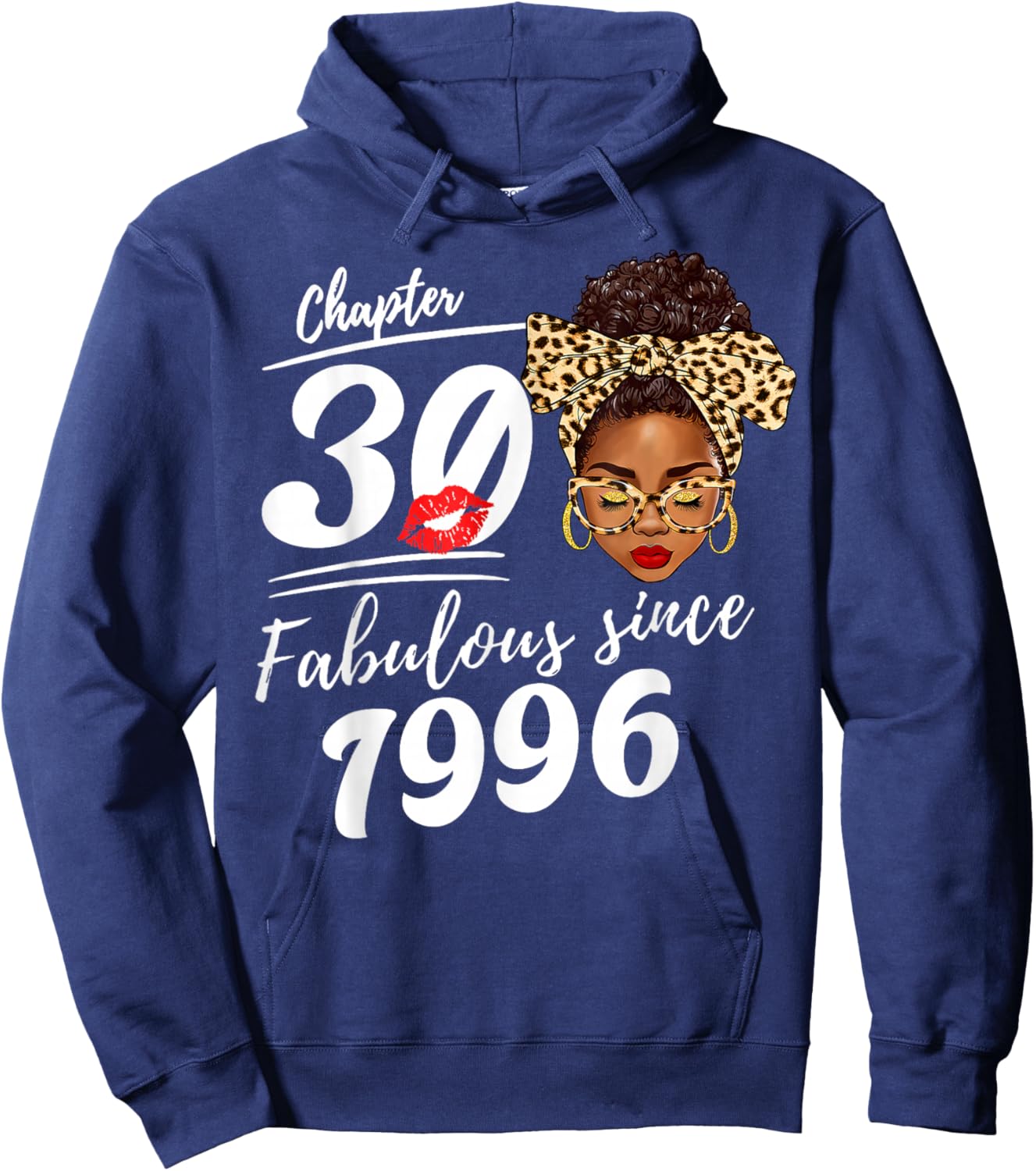 It's My 30th Birthday Black Melanin Queen Girl Hoodie - Hoodie | Navy