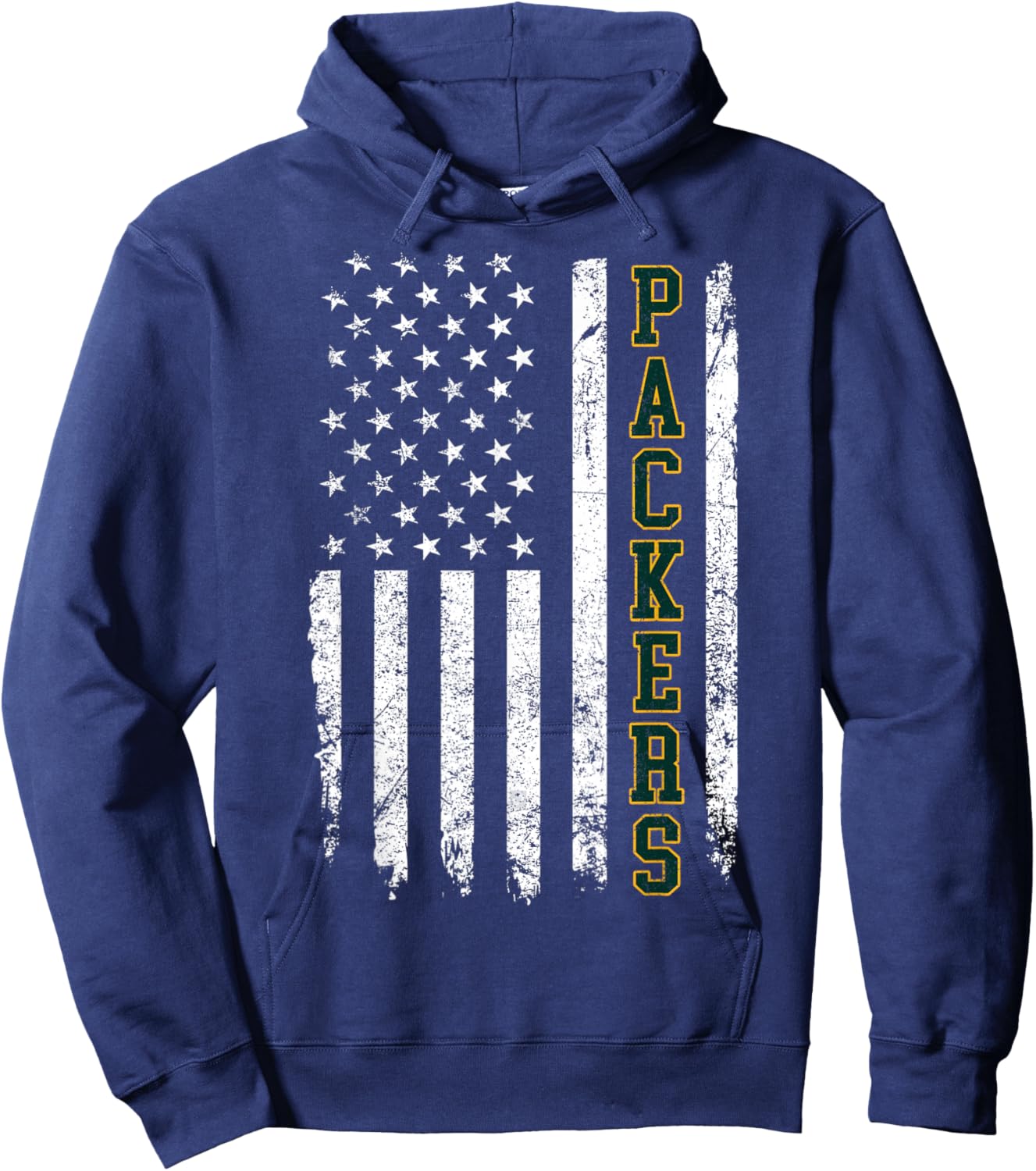 Retro Vintage Packers Hoodie - Hoodie | Navy