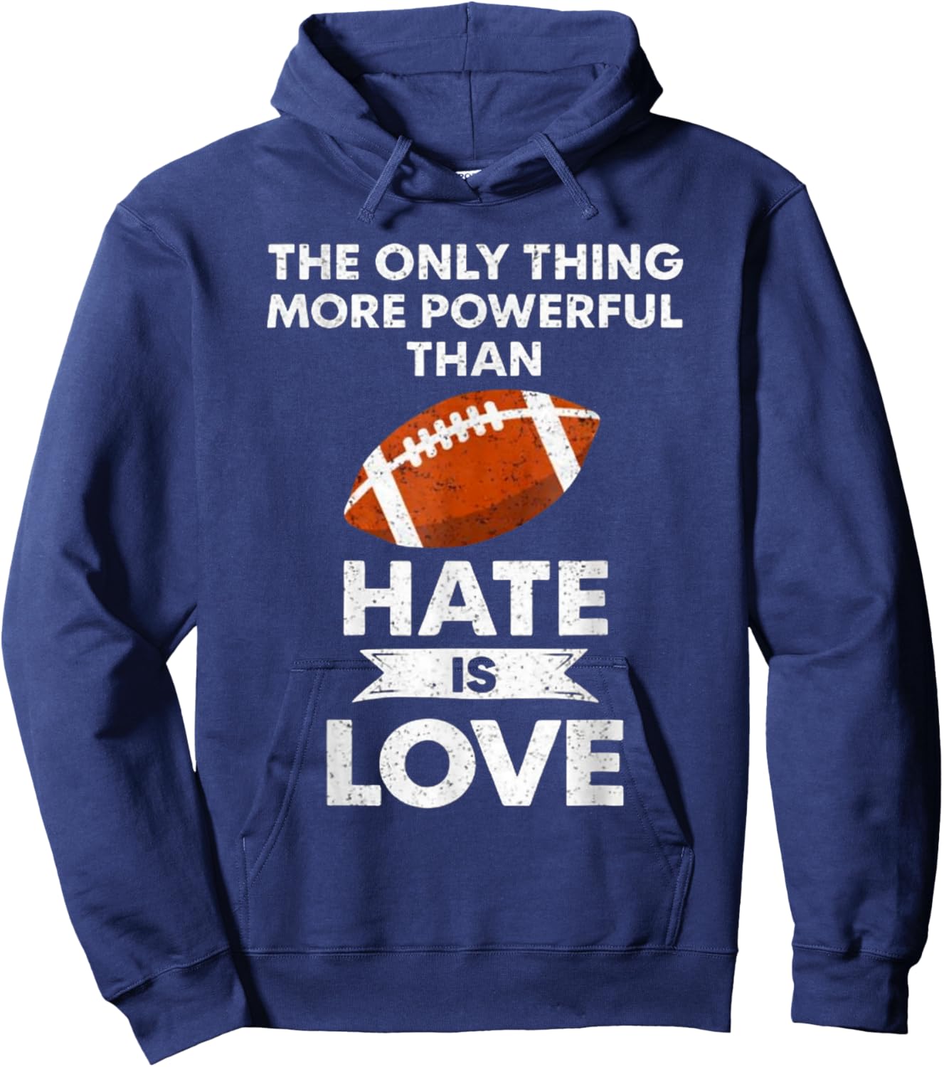 Football Fan Hoodie - Hoodie | Navy