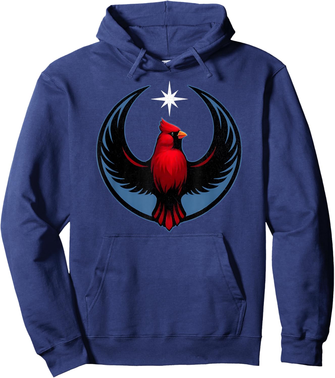 IL Rebel Bird Alliance No Kings Hoodie - Hoodie | Navy