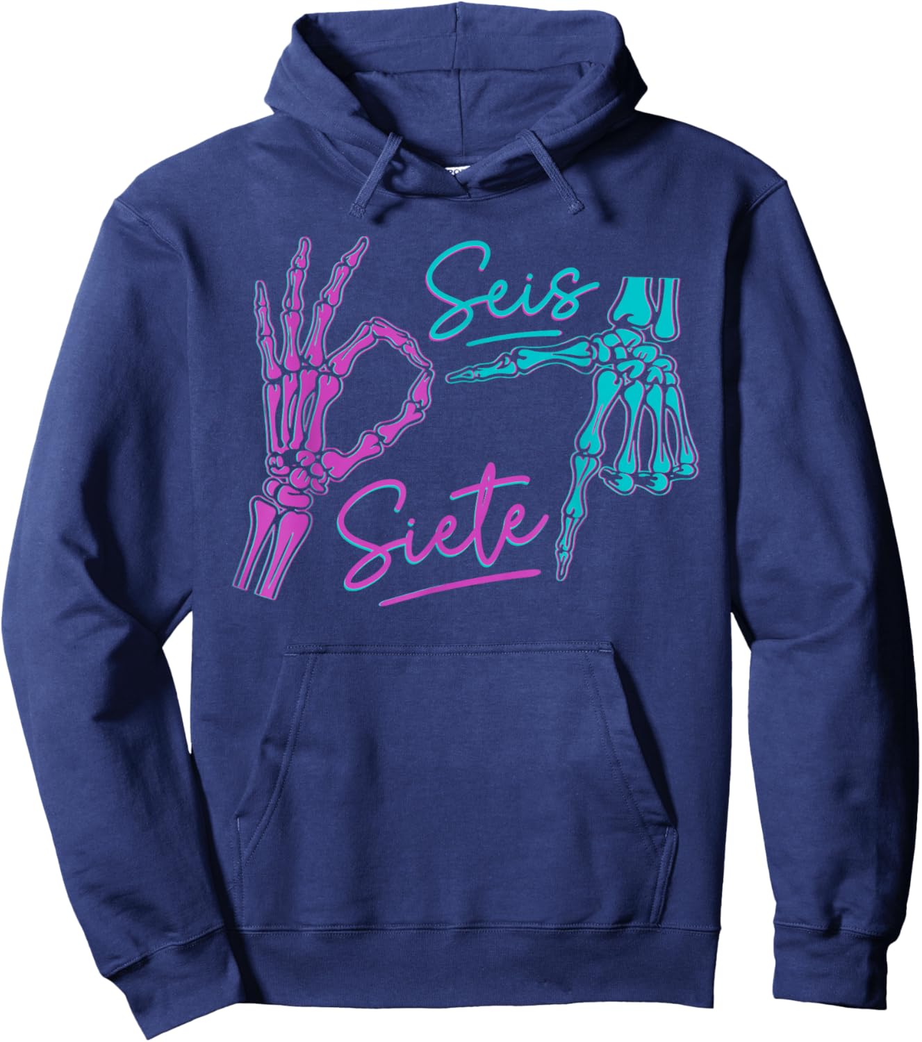 67 67 Six Seven Spanish Hoodie - Hoodie | Navy