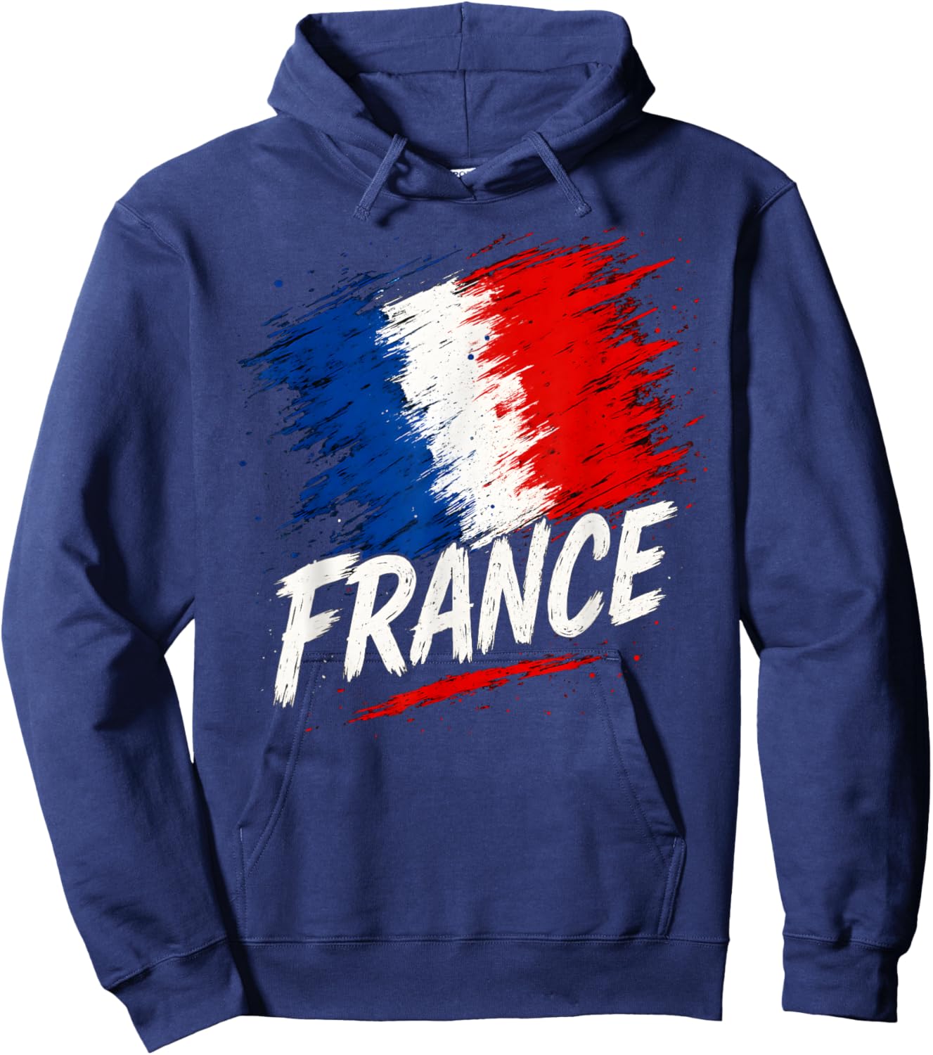 France French Flag Hoodie - Hoodie | Navy