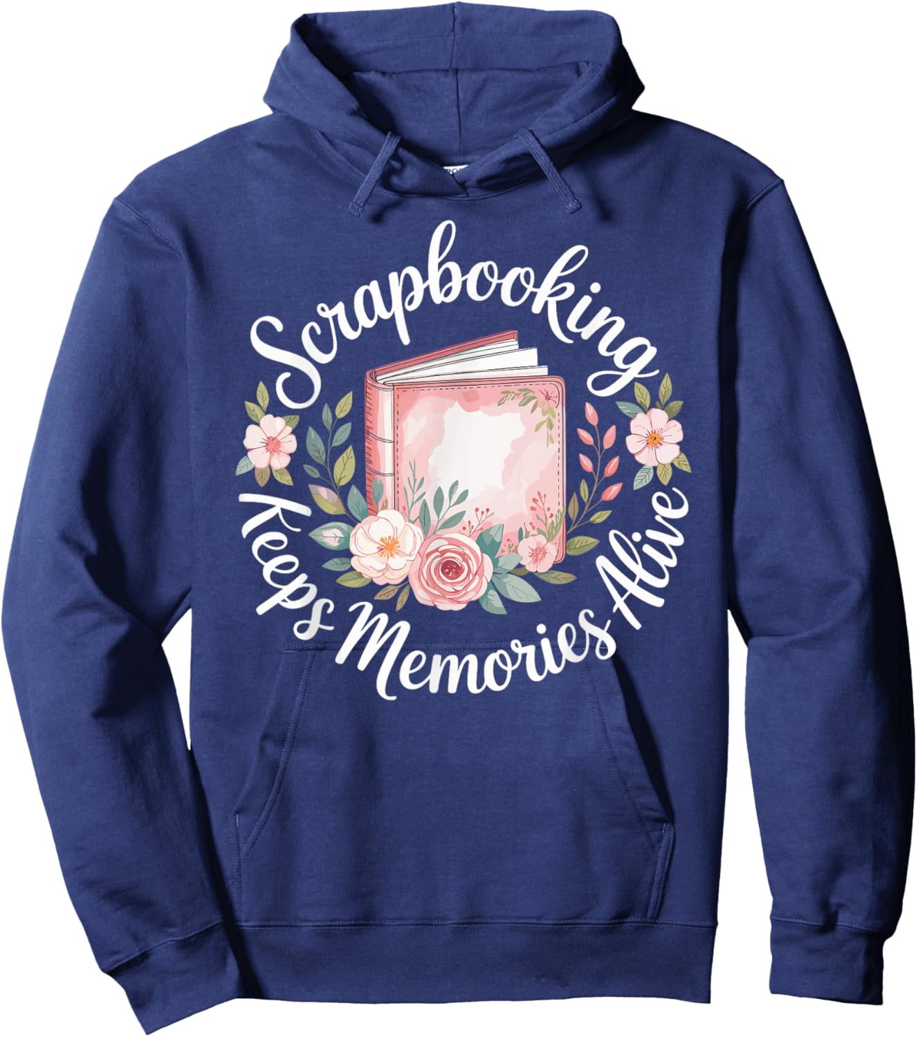 Cute Scrapbooking Hoodie - Hoodie | Navy