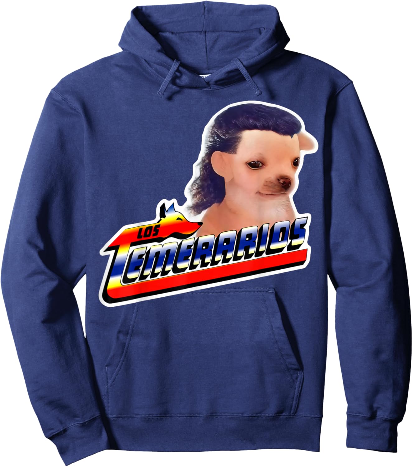 Los Temerarios Funny Dog Meme Hoodie - Hoodie | Navy