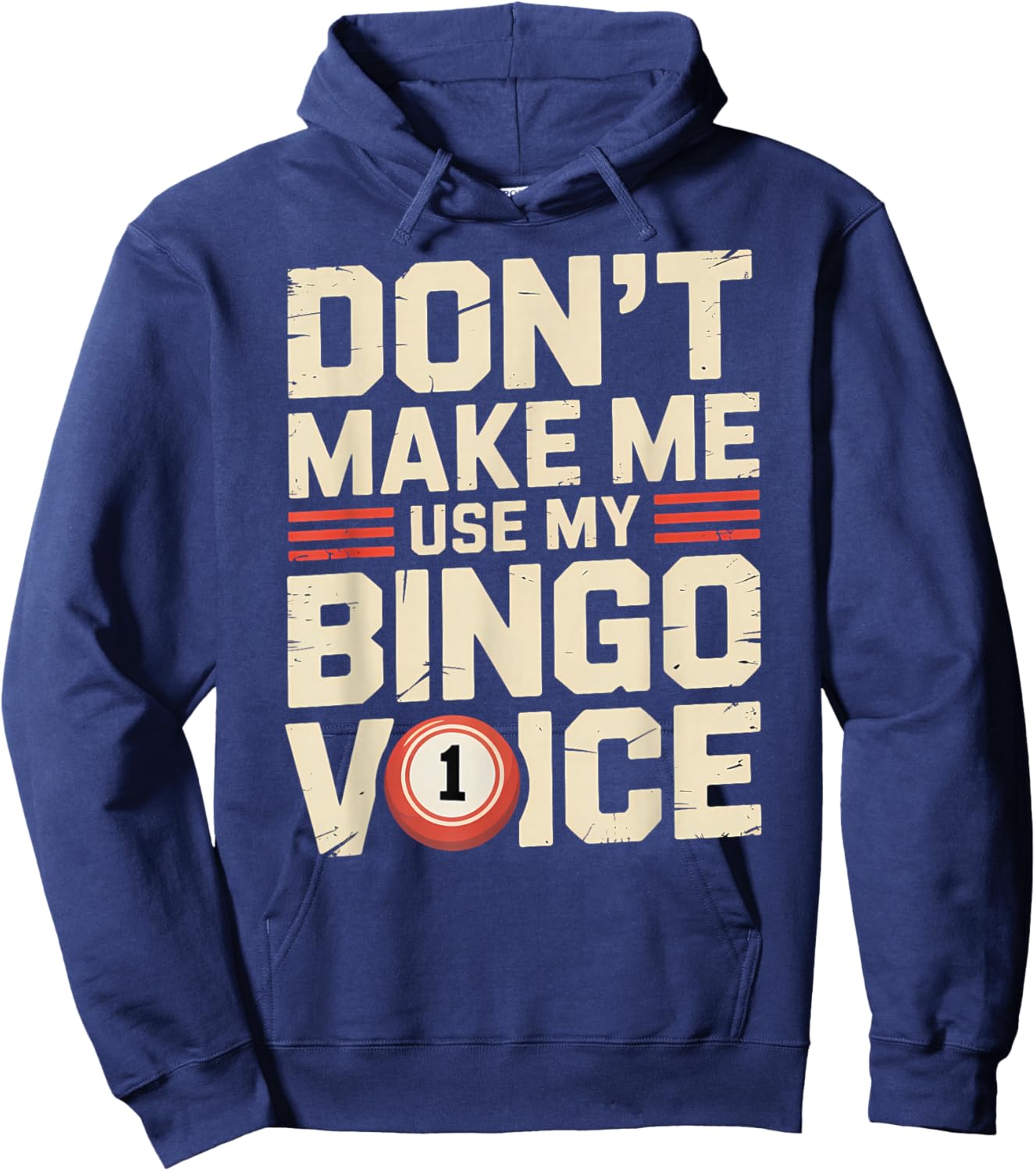 Funny Bingo Night Player or Caller Hoodie - Hoodie | Navy