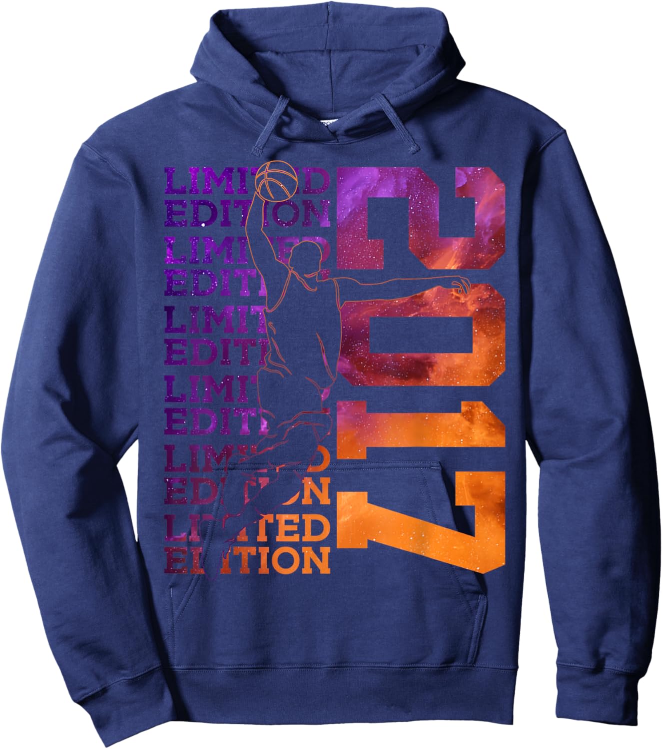 Limited Edition 2017 Basketball 9TH Birthday Hoodie - Hoodie | Navy