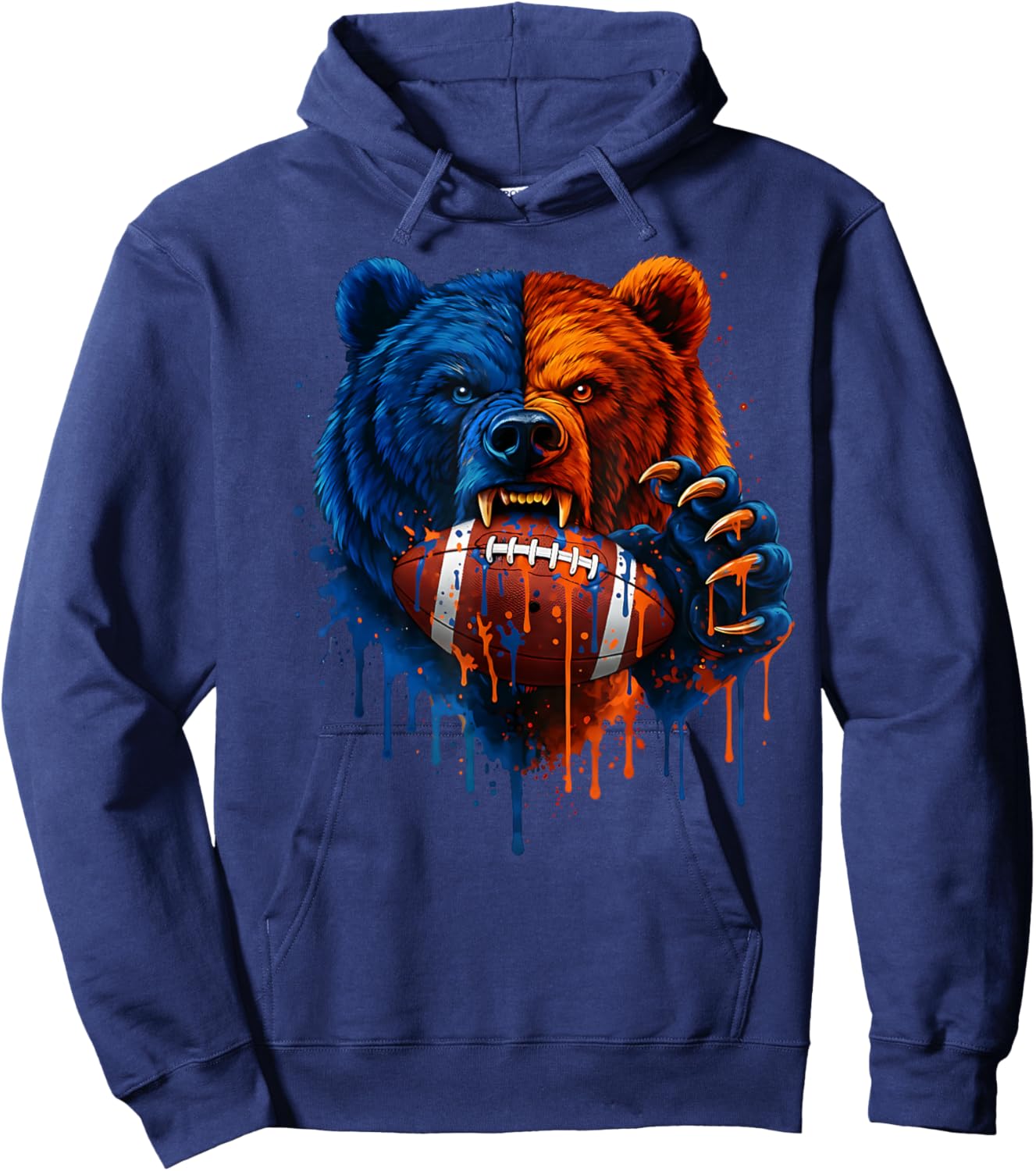 Graphic Bear for Kids Men Women Hoodie - Hoodie | Navy