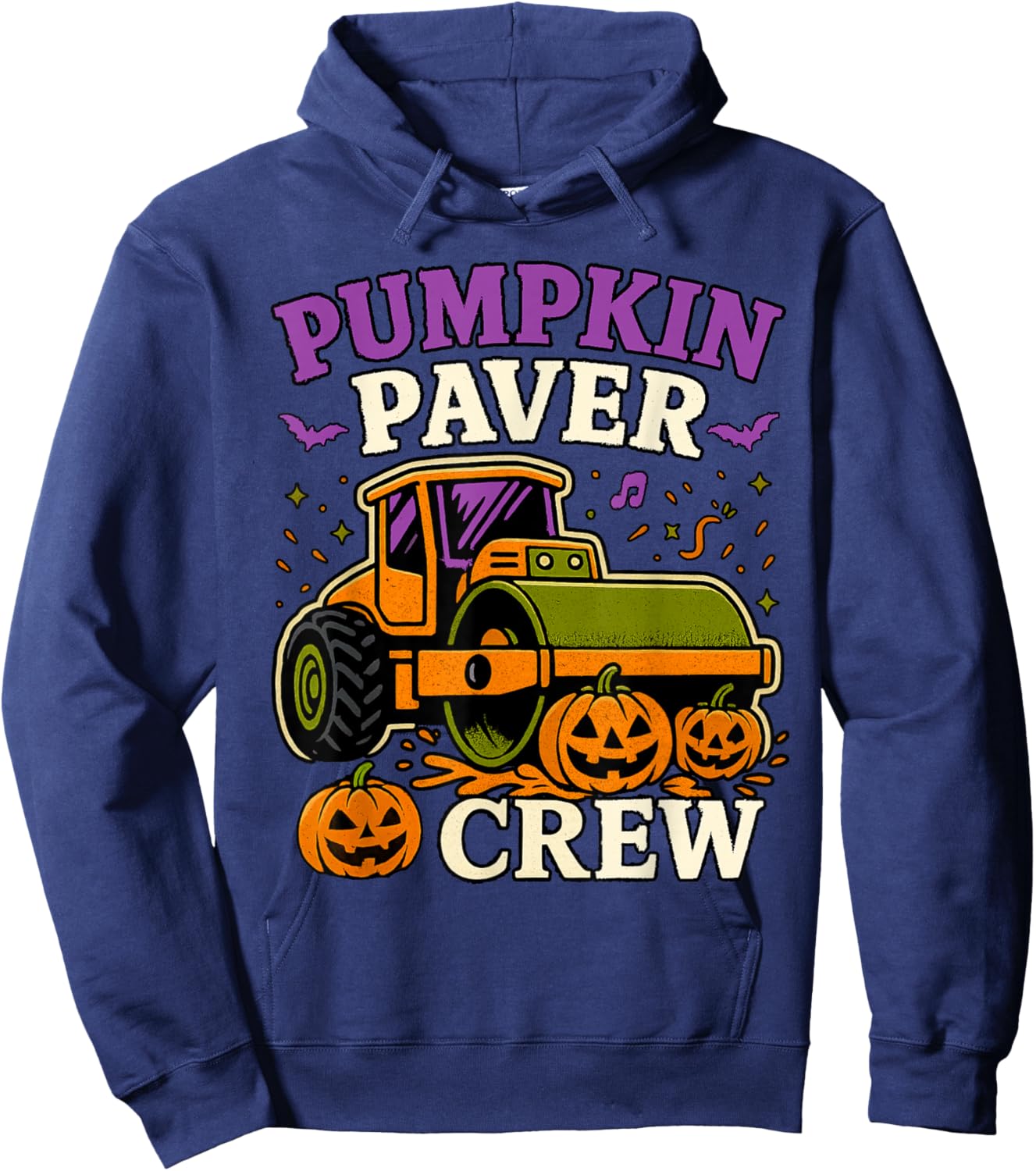 Pumpkin Paver Crew Halloween Costume for Boys Hoodie - Hoodie | Navy