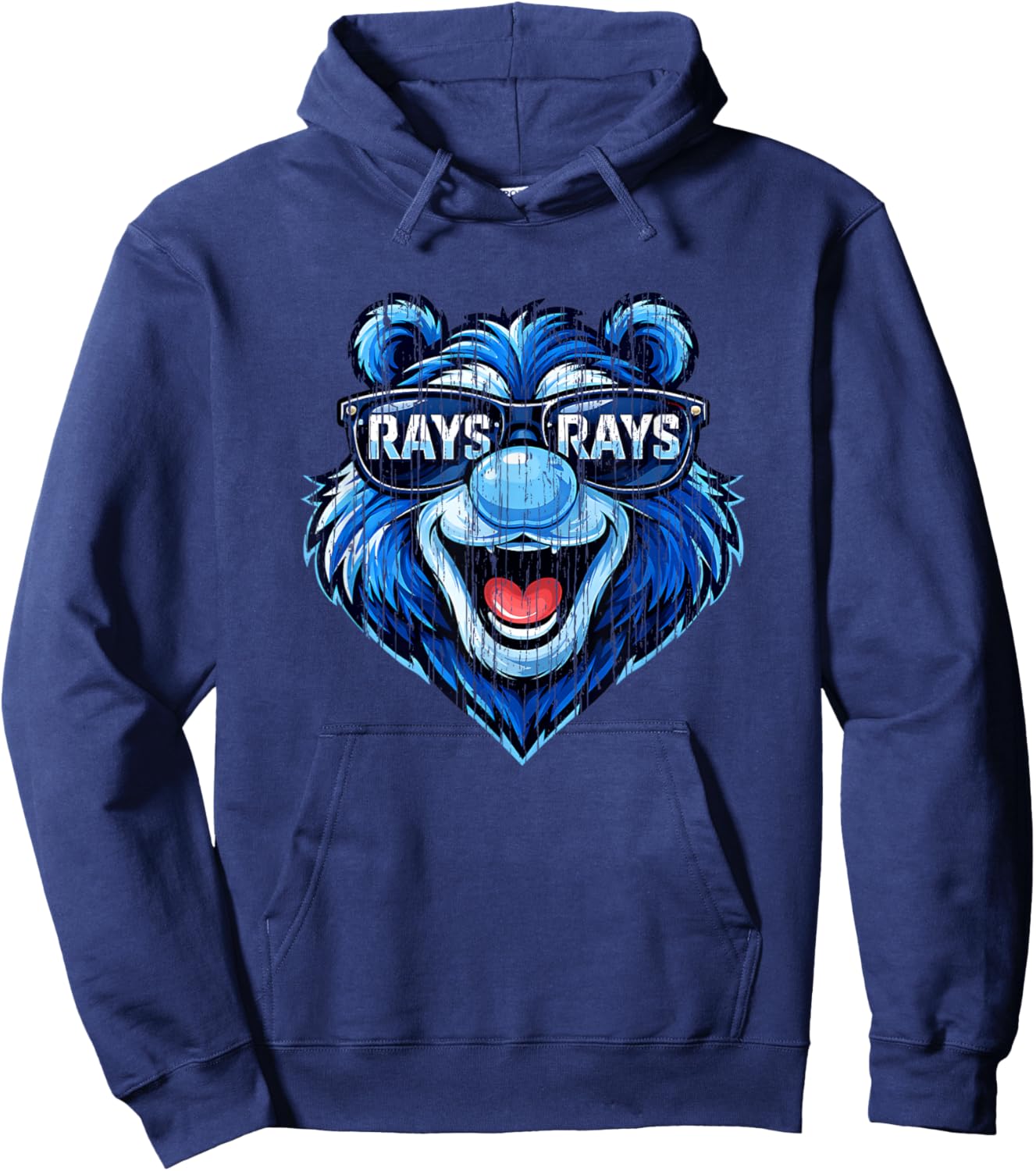 Rays Retro Gift Women Boys Girls Kids Hoodie - Hoodie | Navy