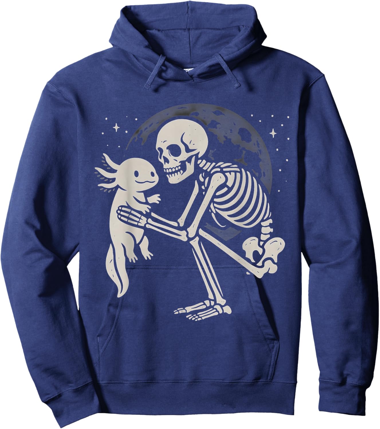 Axolotl Emo Goth Hoodie - Hoodie | Navy