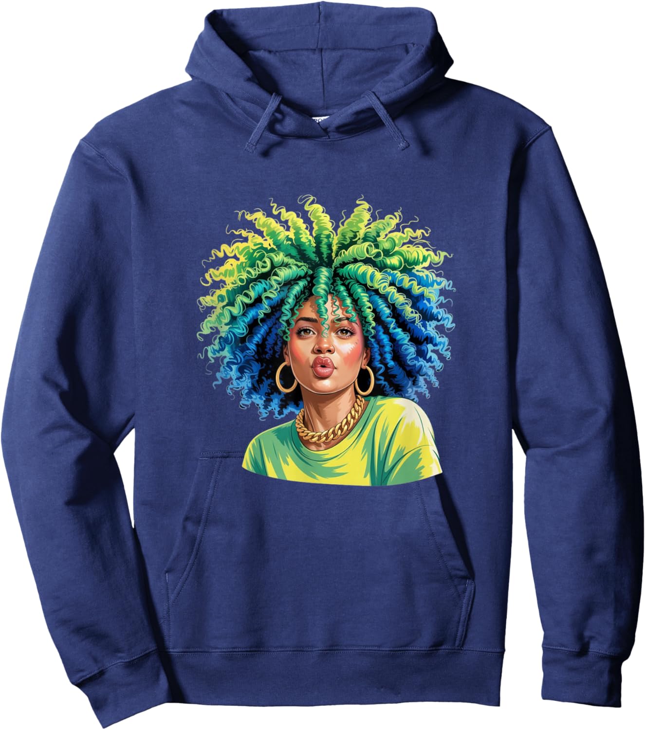 Mixed Girl Magic - Biracial Women Empowerment Hoodie - Hoodie | Navy
