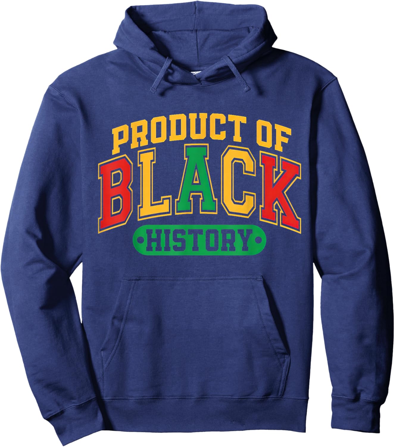 Product of Black History African American Hoodie - Hoodie | Navy