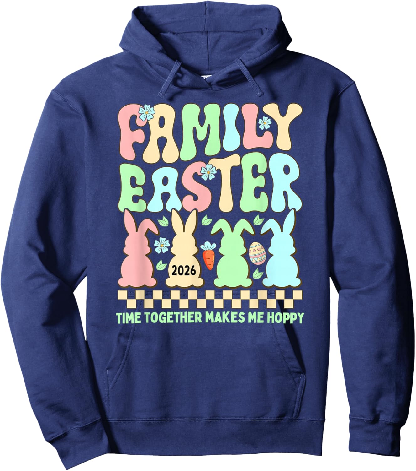 Family Easter 2026 Easter Crew Matching Group Hoodie - Hoodie | Navy