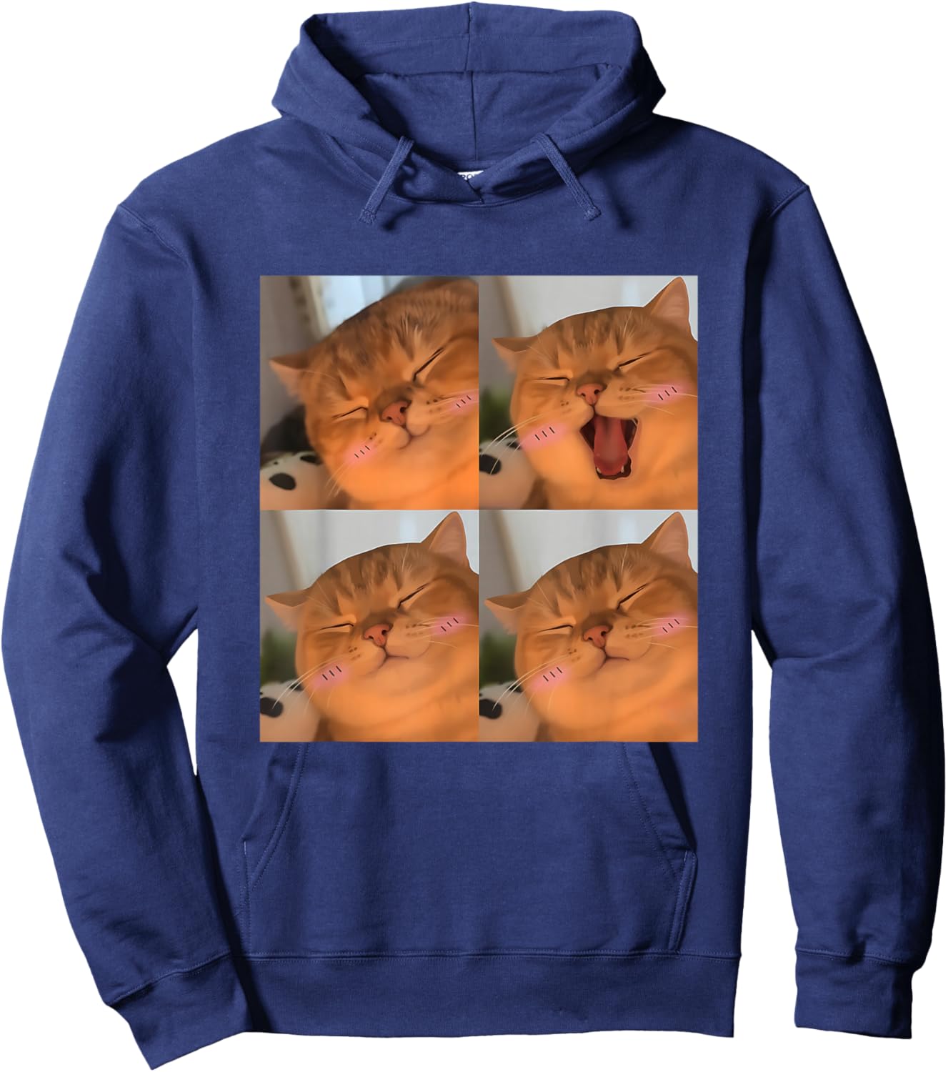 Yapapa Cat Yapapa Meme Tending Funny Yapapa Hoodie - Hoodie | Navy