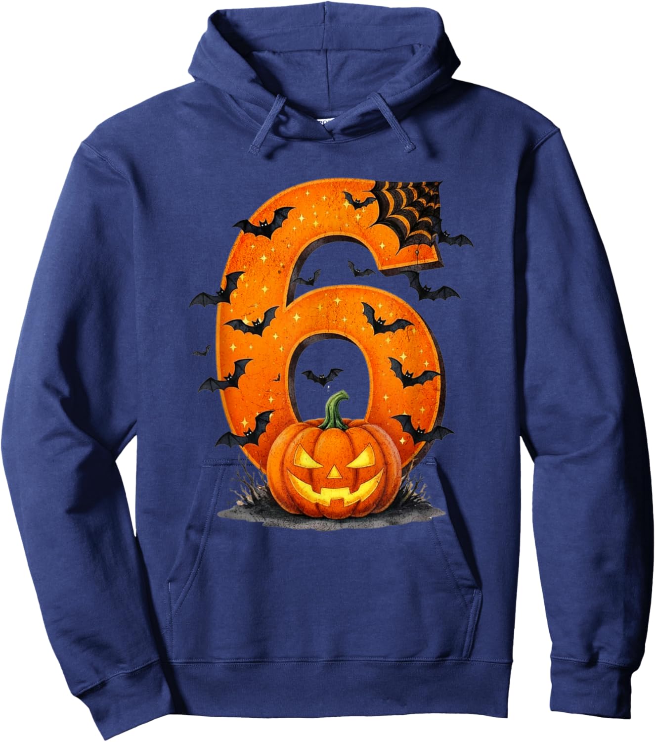 Fun Six Seven 6 7 Meme Design Couples Halloween Hoodie - Hoodie | Navy