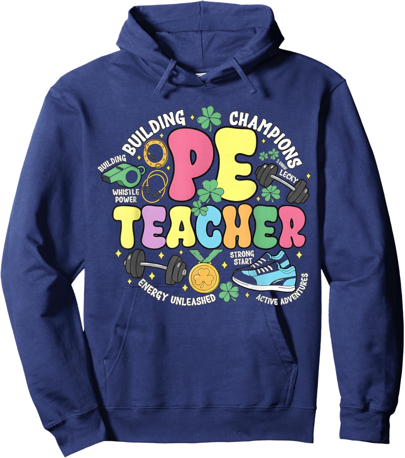 Shirt, Physical Education St Patricks D Hoodie - Hoodie | Navy