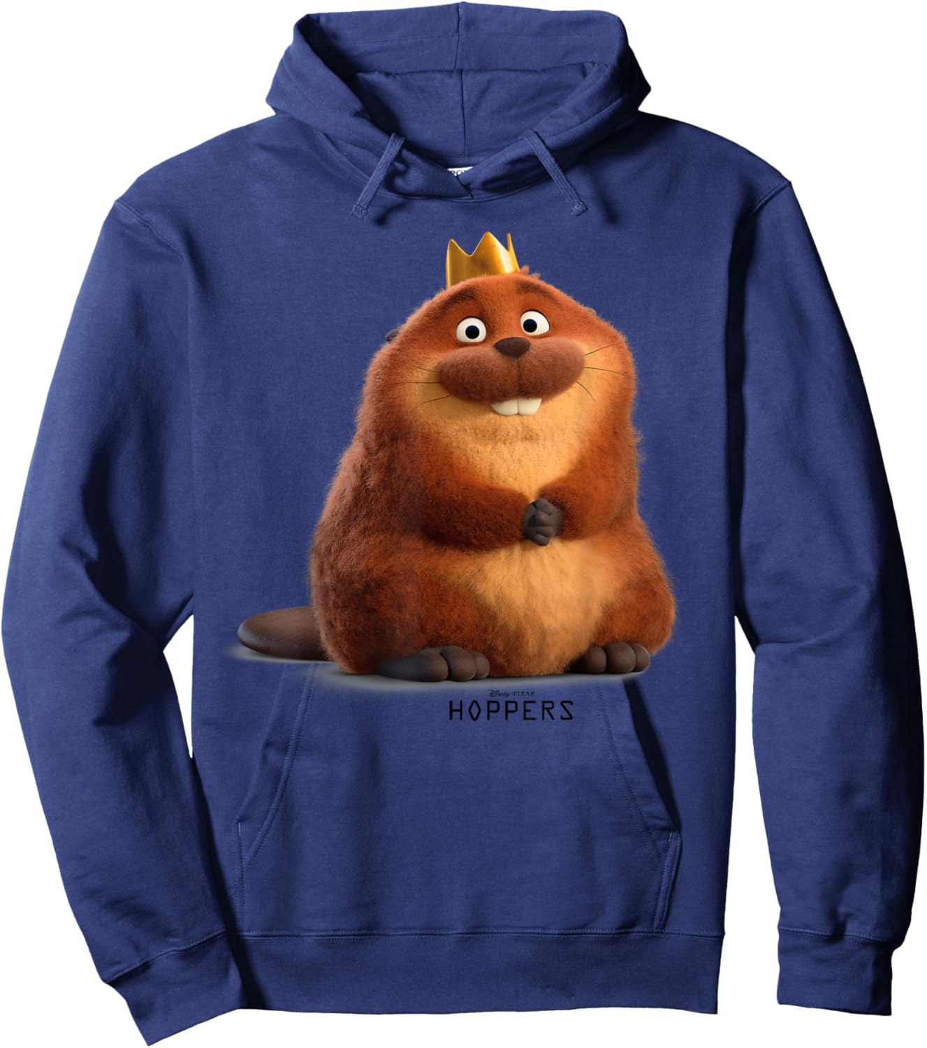 Disney Pixar Hoppers Happy Smile King George Hoodie - Hoodie | Navy
