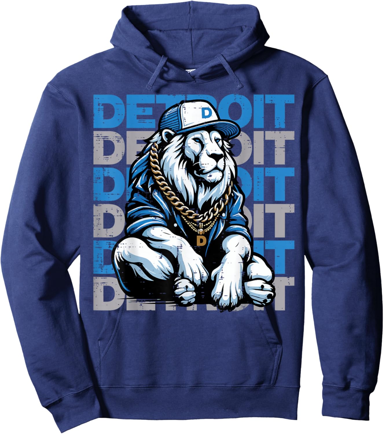Cool Lion Women Kids Boys Girls Youth Men Teen Hoodie - Hoodie | Navy