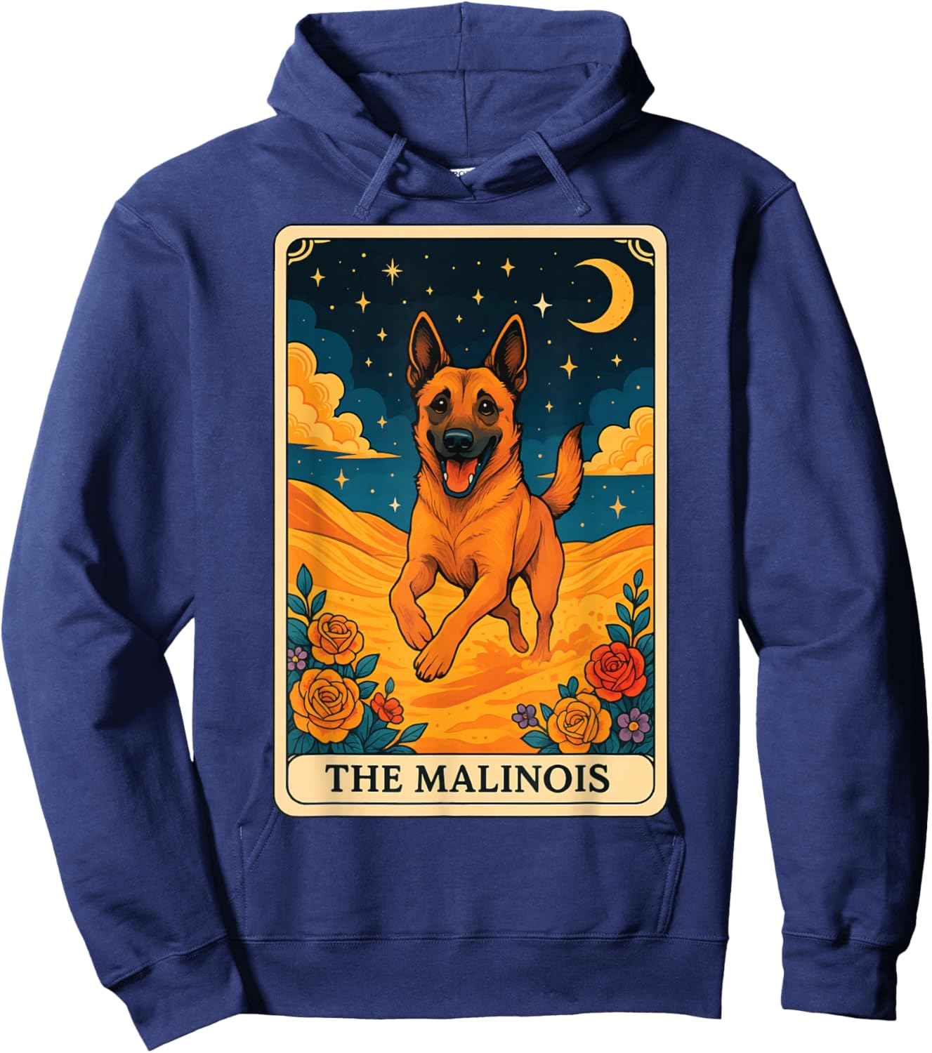 The Malinois Tarot Card Hoodie - Hoodie | Navy