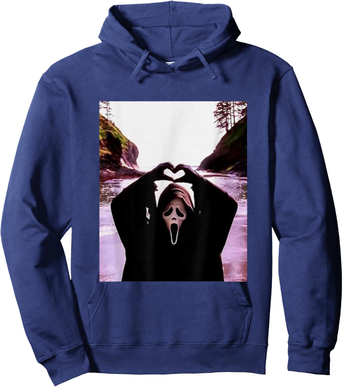 Halloween Scary Movie Hoodie - Hoodie | Navy