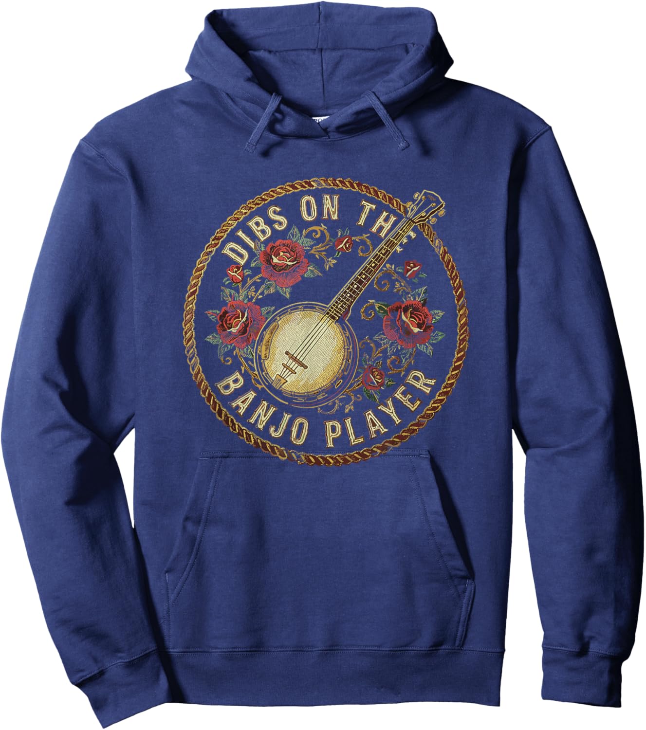 Dibs On The Banjo Player Country Bluegrass Love Hoodie - Hoodie | Navy