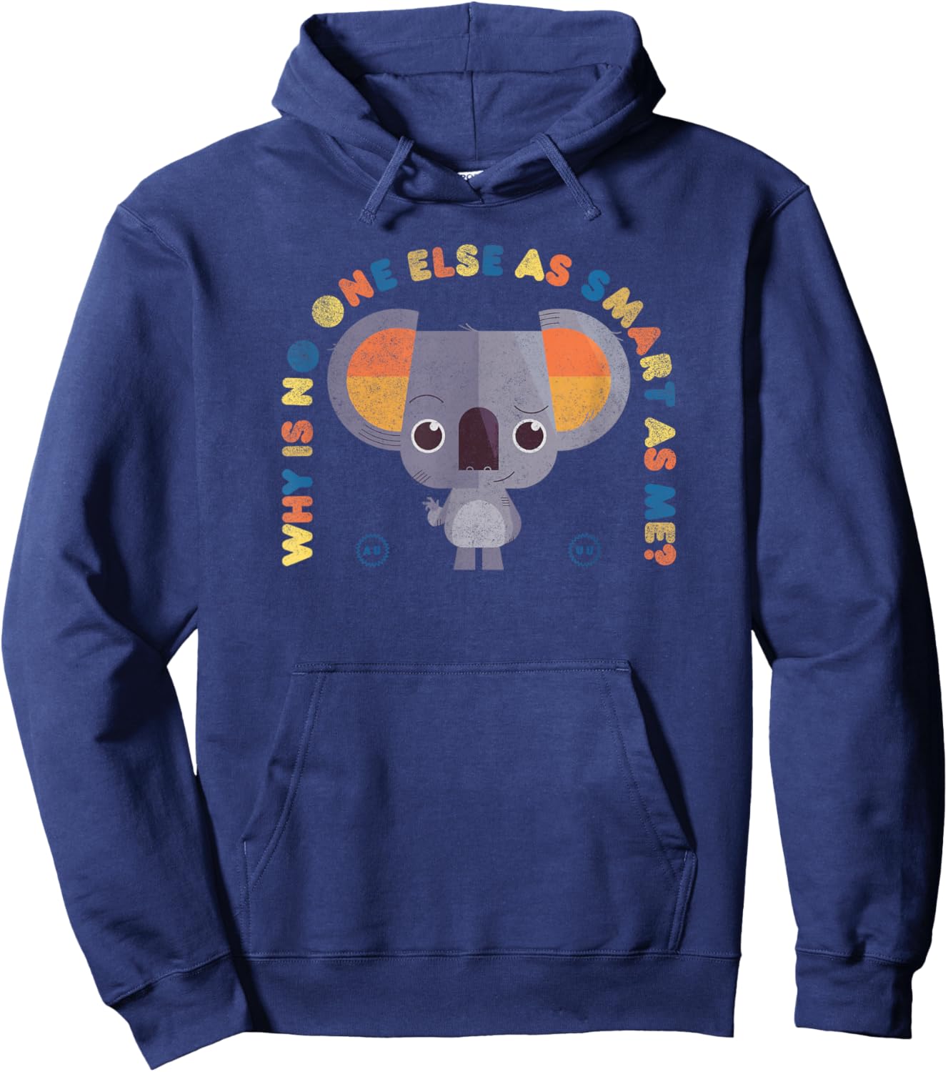 Back to The Outback Pretty Boy Text Arch Hoodie - Hoodie | Navy